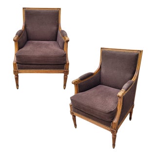 Louis XVI Armchairs, France, Set of 2 For Sale