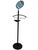 Modern Black Metal Valet Stand with Mirror and Pocket Tray, 1990 For Sale - Image 6 of 13