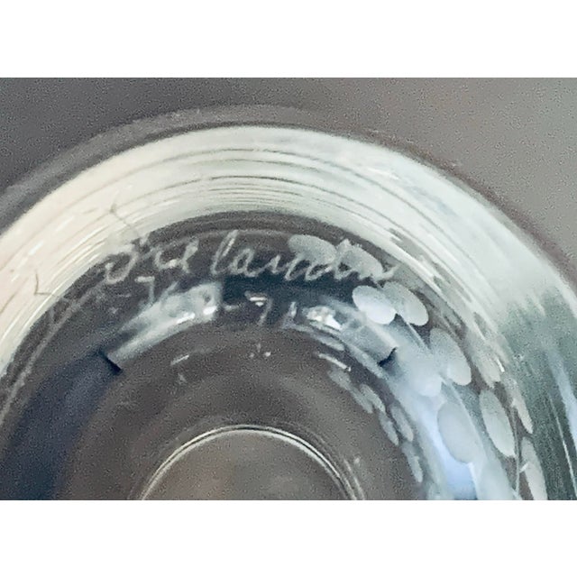 Art Deco Swedish ‘Kjellander’ Signed/Numbered, Lead Crystal Art Glass Petite Vase For Sale In San Antonio - Image 6 of 12