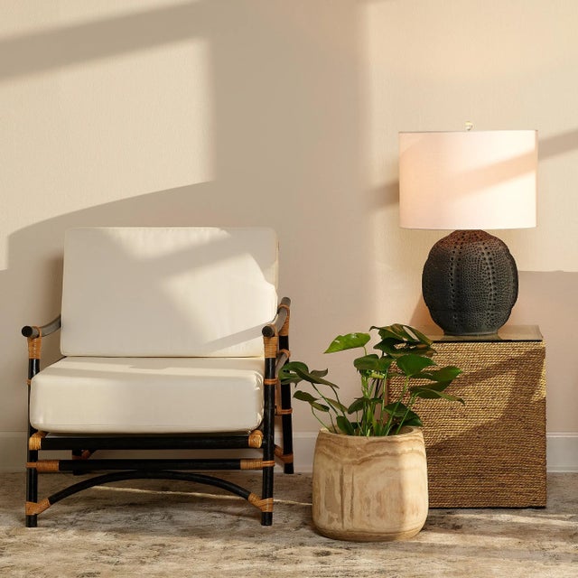 Jamie Young Lunar Table Lamp in Black For Sale In Los Angeles - Image 6 of 7