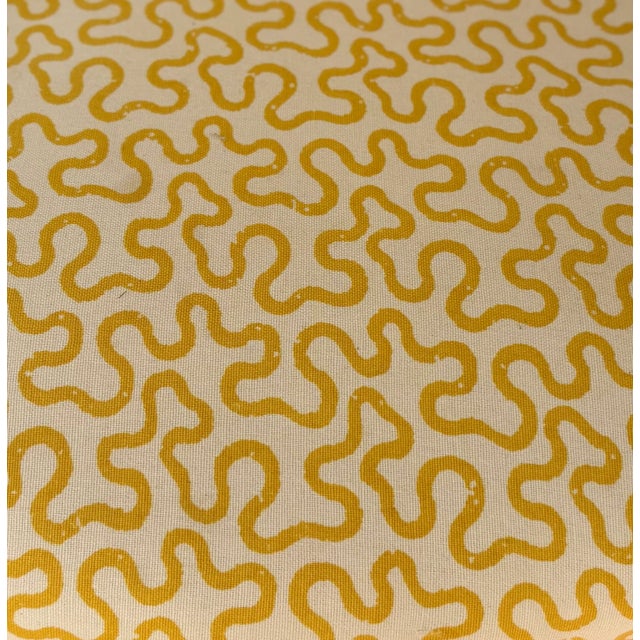 Textile Late 20th Century Louis XVI Yellow Upholstered Side Chair For Sale - Image 7 of 10