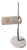 Space Age Desk Lamp in White, 1970s For Sale