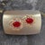 Diamond Ruby Earrings 14 Karat Yellow Gold 3.64 TCW Certified For Sale - Image 9 of 18