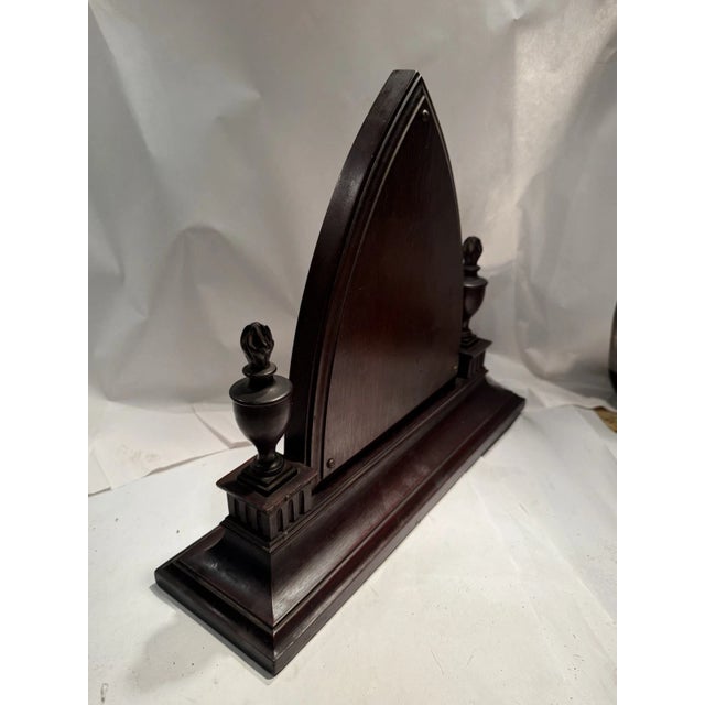 Traditional Antique Waltham Edwardian Desk or Mantel Clock For Sale - Image 3 of 11