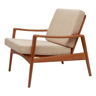 Lounge Chair in Oak by Arne Wahl Iversen for Comfort, 1965 For Sale