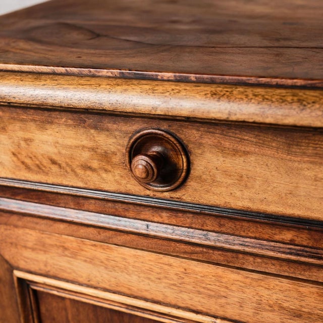 19th Century French Louis Philippe Walnut Server For Sale - Image 9 of 11