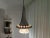 Metal Mid-Century Silver Metal Crystal Glass Pendant Lamp, 1960s For Sale - Image 7 of 12