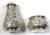 Fine Quality Antique Sterling Silver Matching Salt Cellars & Pepper Shakers Set of 8 For Sale - Image 4 of 13