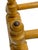 Brown Vintage French Provincial Faux Bamboo Carved Wood Double Towel Rack For Sale - Image 8 of 17