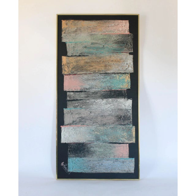 Mid-Century Modern Mid-Century Abstract Painting by Lee Reynolds For Sale - Image 3 of 7