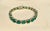 16 Carat Natural Emerald Cocktail Tennis Bracelet 14 Karat Yellow Gold For Sale - Image 14 of 18