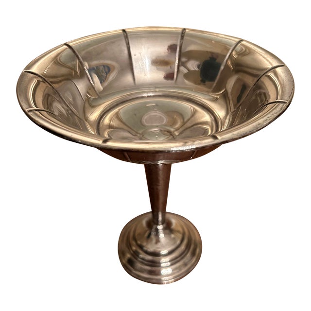 Early 20th Century Sterling Weighted Silver Candy Dish For Sale