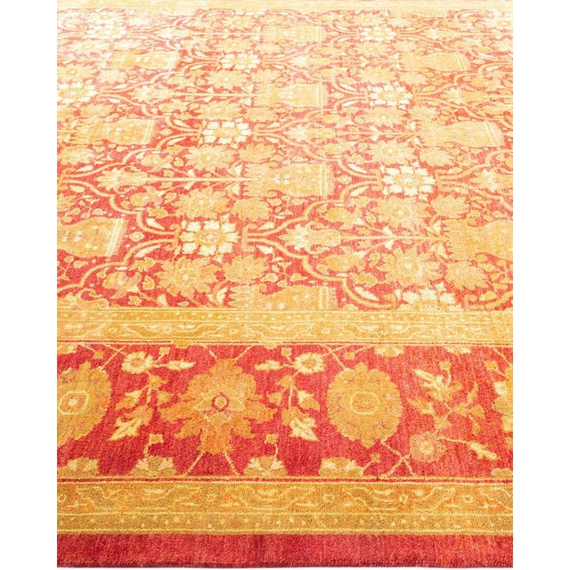 Eclectic Collection Hand-Knotted Area Rug - Red 8' 2" x 15' 5" For Sale - Image 4 of 9