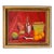 1980s Vintage Still Life Oil on Canvas Painting by Fran Mayer For Sale