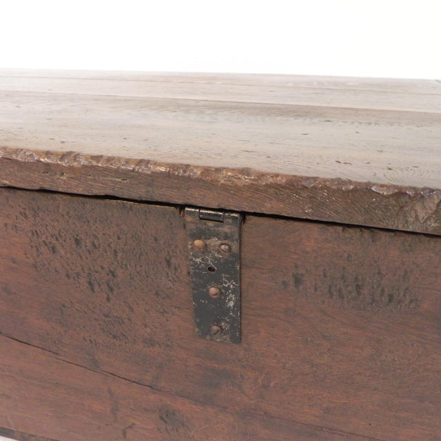 Antique Oak Chest, 1800s For Sale - Image 5 of 18