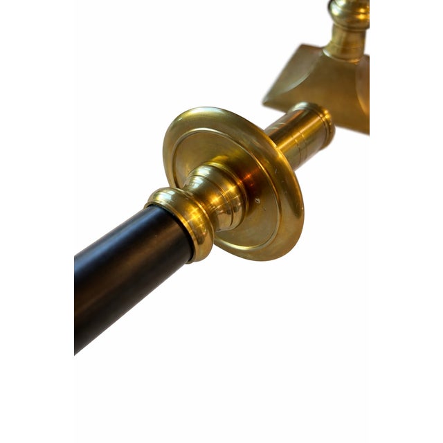 This elegant pair of vintage candlesticks was made in Hong Kong and dates to the 1970s, a period known for high-quality...