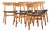 Hans Wegner for Carl Hansen Ch30 Mid Century Danish Teak and Oak Dining Chairs - Set of 6 For Sale