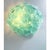 Mid-Century Modern Contemporary Floreal Murano Glass Flush Mount by Simoeng in Sea Green and Sanded Color For Sale - Image 3 of 10