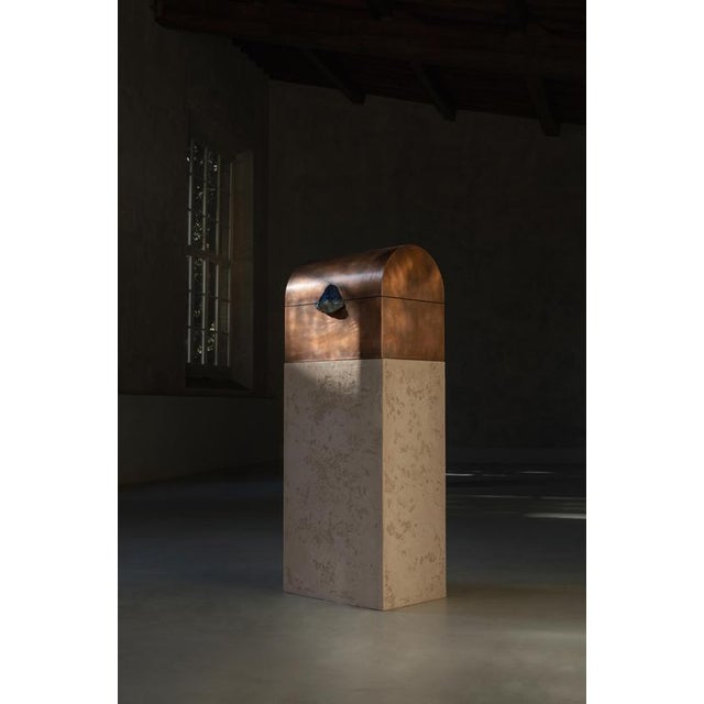 Metal Treasure Chest by Pierre De Valck For Sale - Image 7 of 10