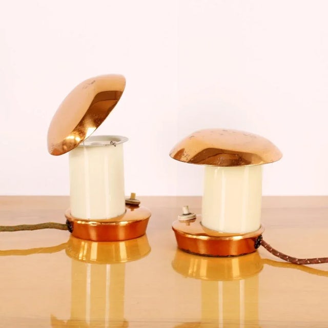 Table Lamps from Napako, Set of 2, in Very Good conditions. Designed 1920 to 1949 I have official proof of authenticity...