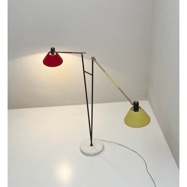 1950s Vintage Floor Lamp from Stilux Milano, 1950s For Sale - Image 5 of 7