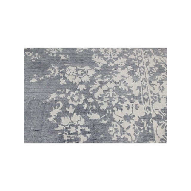 1990s Handwoven Contemporary Area Rug 9'1" X 12'1" For Sale - Image 9 of 12