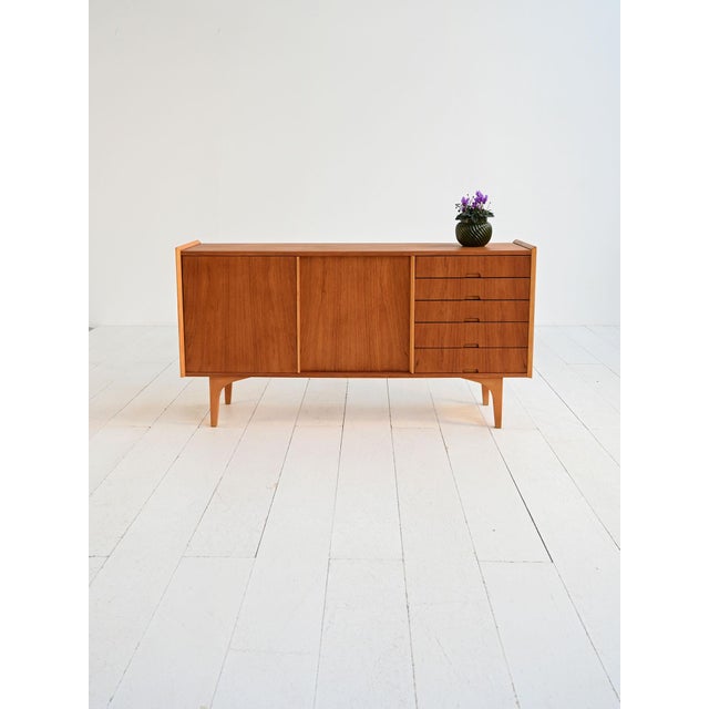 Scandinavian Teak and Pine Sideboard, 1960s For Sale - Image 3 of 13
