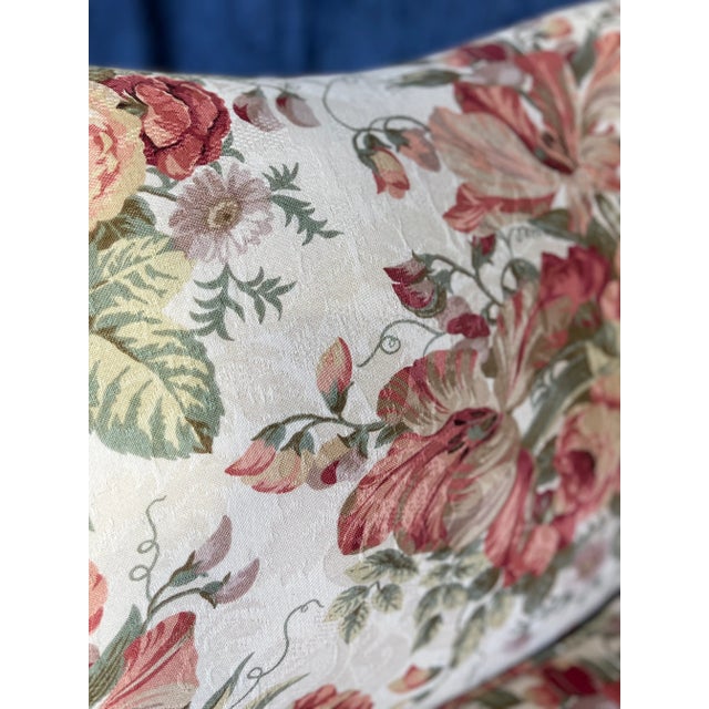 1990s Floral Chippendale Style Sofa For Sale - Image 9 of 10