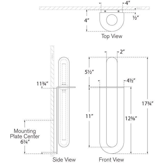 Brass Kelly Wearstler for Visual Comfort Signature Fosse 18" Invertable Offset Oval Sconce in Antique-Burnished Brass with Alabaster For Sale - Image 8 of 10