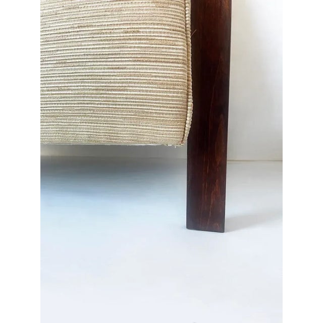 Art Deco Sofa in Walnut, 1930s For Sale - Image 6 of 10