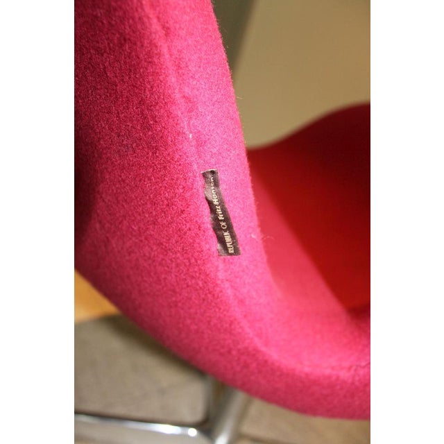 Metal Swan Armchair by Arne Jacobsen Edition Fritz Hansen For Sale - Image 7 of 9