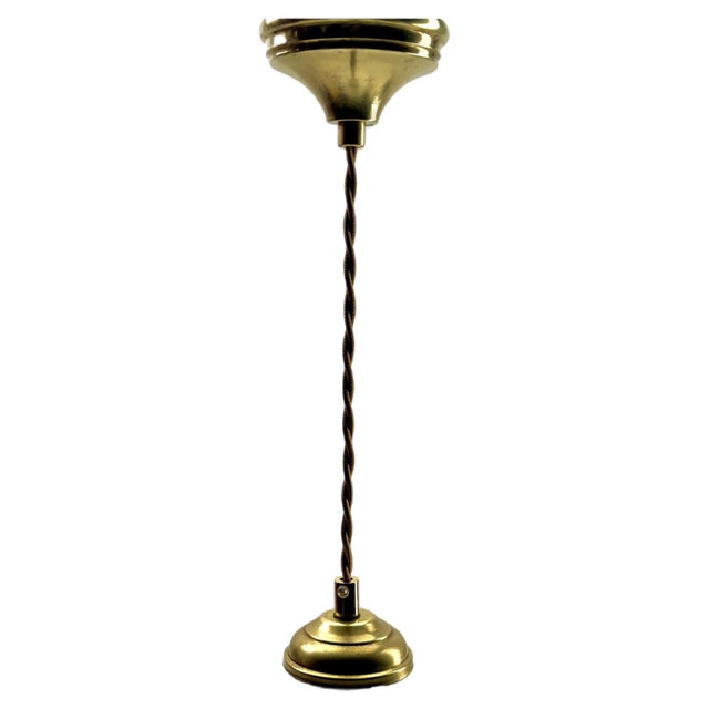 Art Deco Opaline Ceiling Lamp, 1930s For Sale