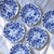 19th Century French Ironstone Plates with Vegetable Garden Decoration, 1930s, Set of 6 For Sale - Image 6 of 14