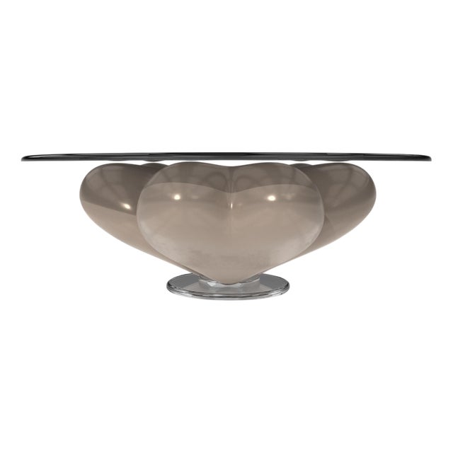Evelia Light Oyster Coffee Table from Eje-Design For Sale