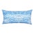 Schumacher x Trina Turk Ink Wave Print Indoor/Outdoor Pillow 24" x 12" in Indigo For Sale