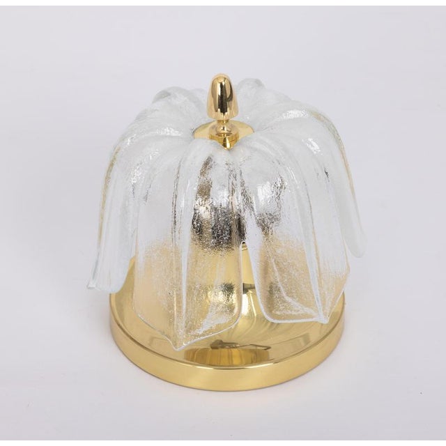 Small Round Murano Glass Flush Mount attributed to Limburg, Germany, 1970s For Sale - Image 3 of 15