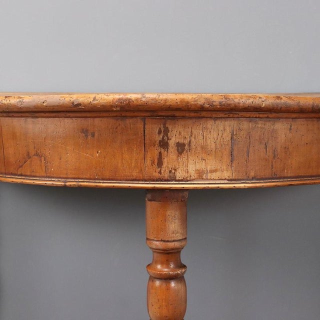 19th Century 19th Century Walnut Console Table, Italy For Sale - Image 5 of 9
