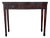 Vintage Federal Hepplewhite Style Mahogany Console Table Flip Top Game Table For Sale