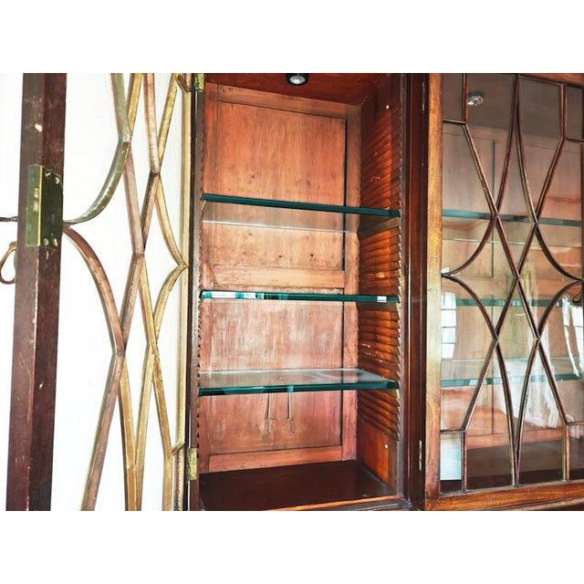 Vintage Custom Monumental Breakfront Cabinet For Sale In Detroit - Image 6 of 11