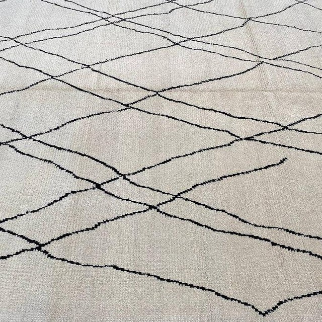 Handwoven Moroccan Area Rug 8x10 For Sale - Image 4 of 10