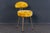 Textile Vintage Yellow Cocktail Chair For Sale - Image 7 of 8