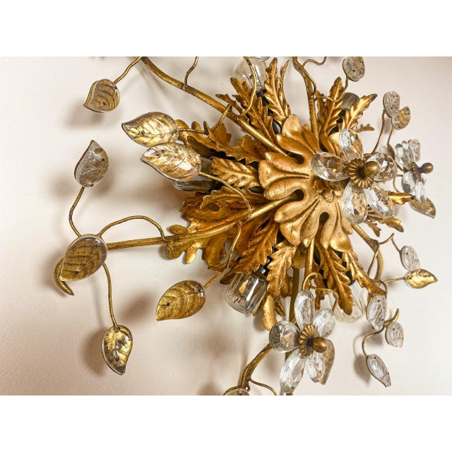 Florentine Flush Mount Ceiling Lamp from Banci Firenze, 1970s For Sale - Image 6 of 16