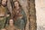 Wood 17th Century Large Baroque Holy Family Wooden Retable, Portuguese, 43.70" For Sale - Image 7 of 14