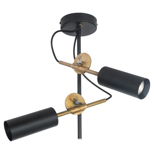 Metal Brass 3452-8 Stav Spot 2 Ceiling Lamp by Johan Carpner for Konsthantverk For Sale - Image 7 of 7
