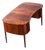 Swedish Modern Organic Desk in Mahogany, 1940s For Sale