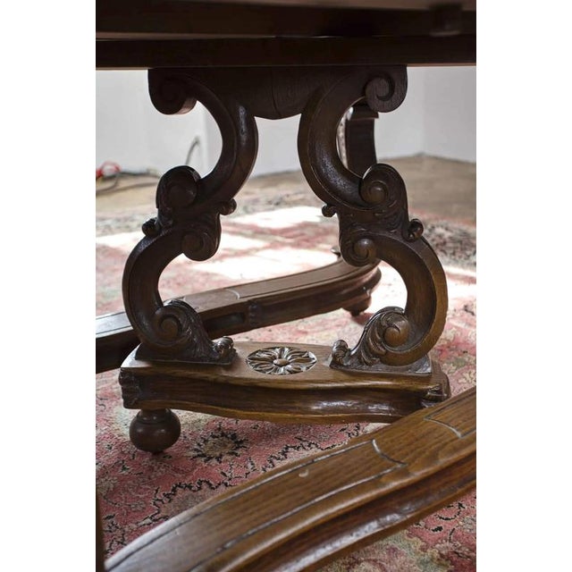 19th Century French Louis XV Extendable Dining Table For Sale - Image 3 of 7