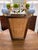 Lovely vintage faux bamboo waste basket in solid wood with woven cane siding. Excellent condition Without damage to the...