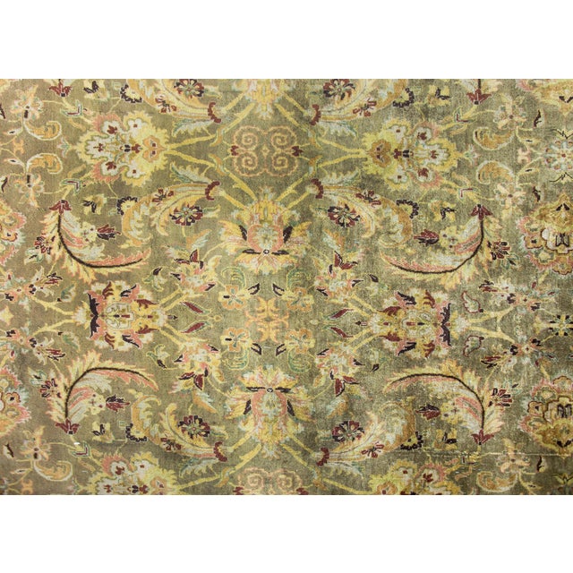 Late 20th Century Indian Oushak Rug For Sale - Image 12 of 15
