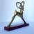 Mid-Century Brass Ram Bookend For Sale - Image 4 of 10
