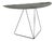 Stone Dark Brown Lama Semi-Ellipse 45120 Console Table in Steel by Disain1971 For Sale